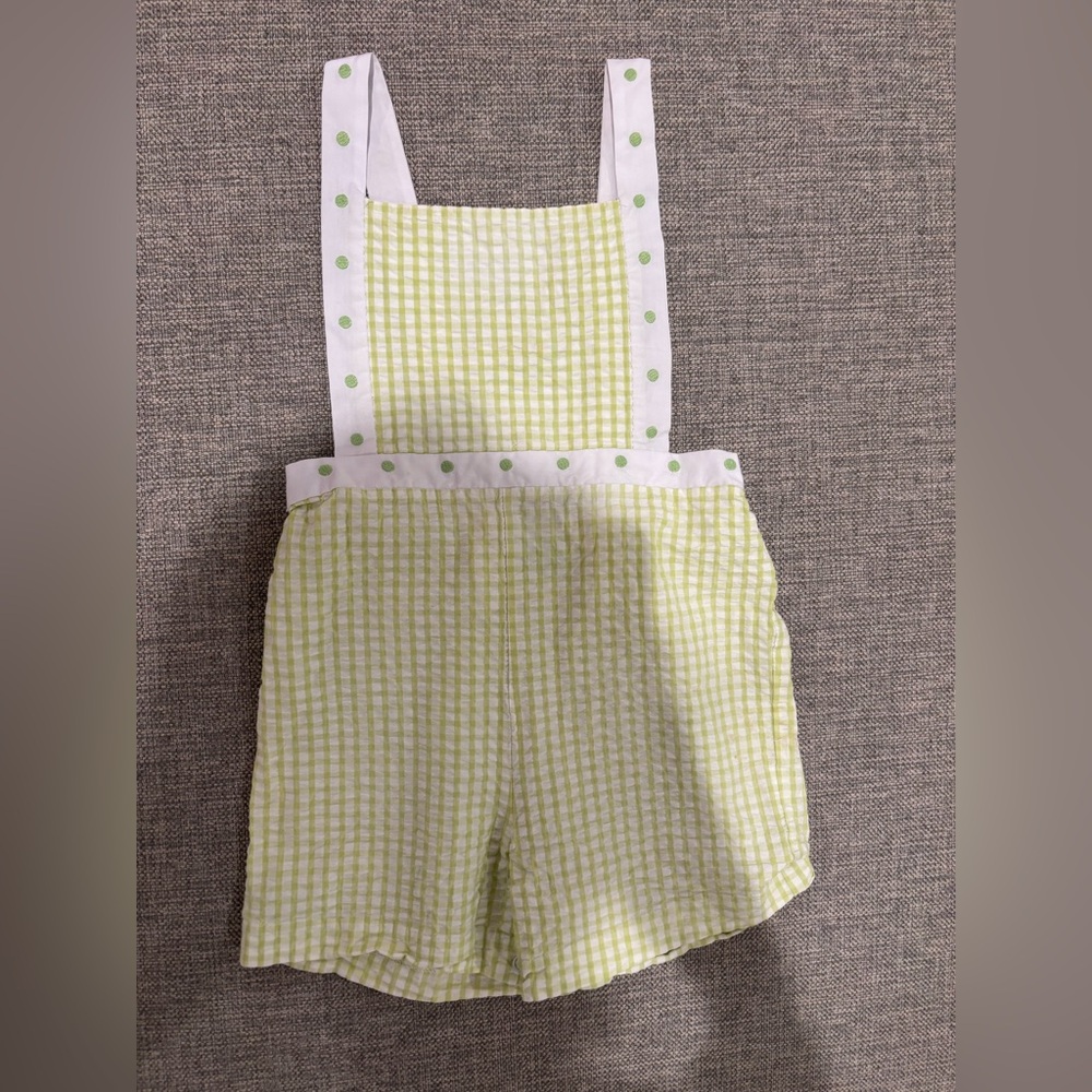 Little English Seersucker Romper - Size 2T